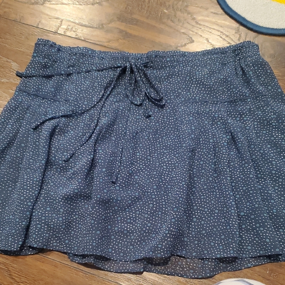 Polka Dot Blue Skirt
